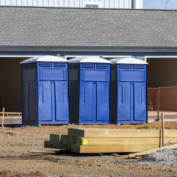 a construction site porta potty needs adequate ventilation to prevent odors and improve air quality